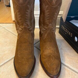 Tecovas Josie Sienna Suede size 7- with Box - Pristine condition